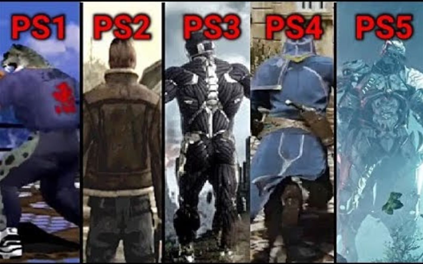 [图]ps1 ps2 ps4 ps4 ps5 游戏画面变化