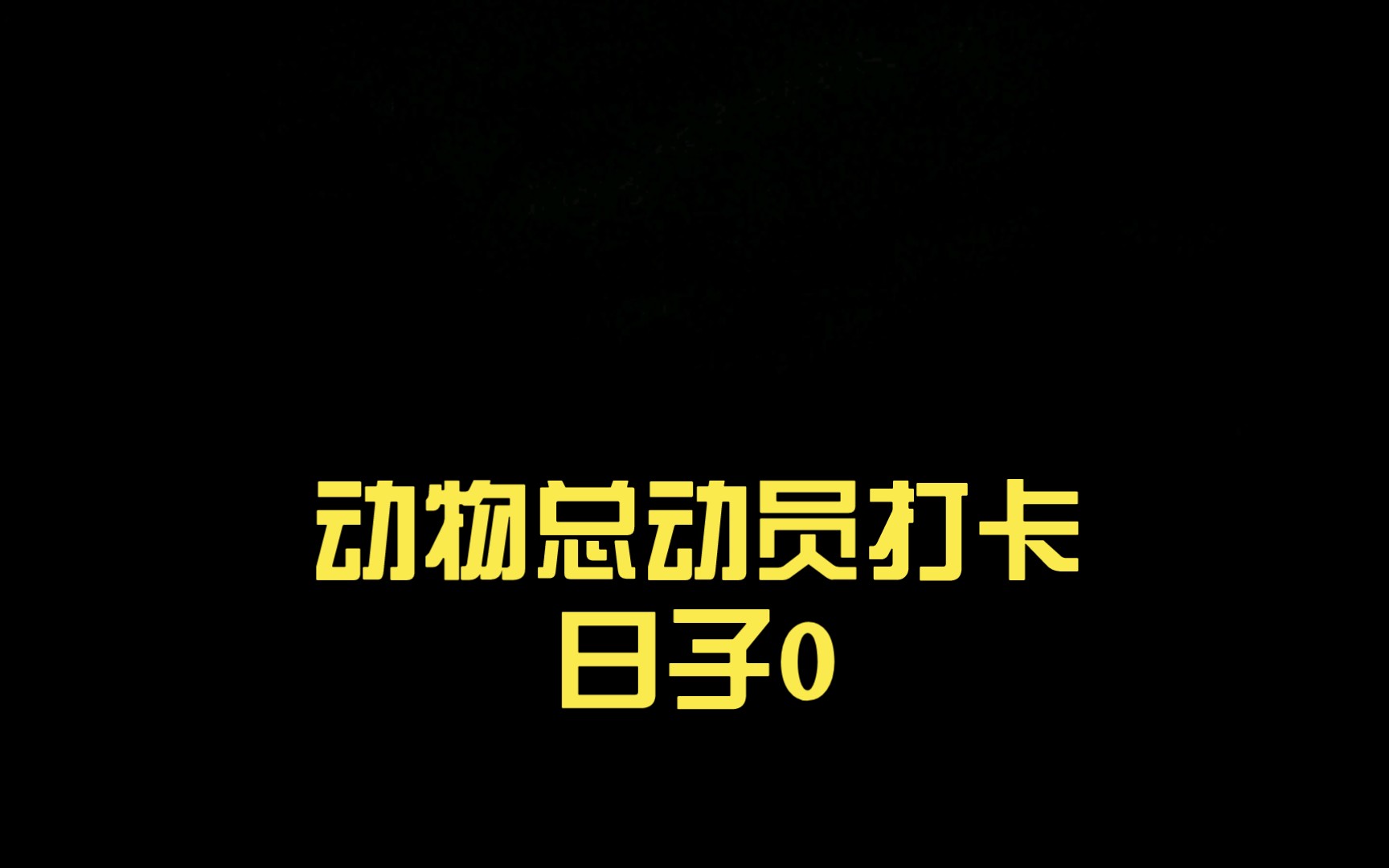 动物总动员打卡日子0|22|11|142