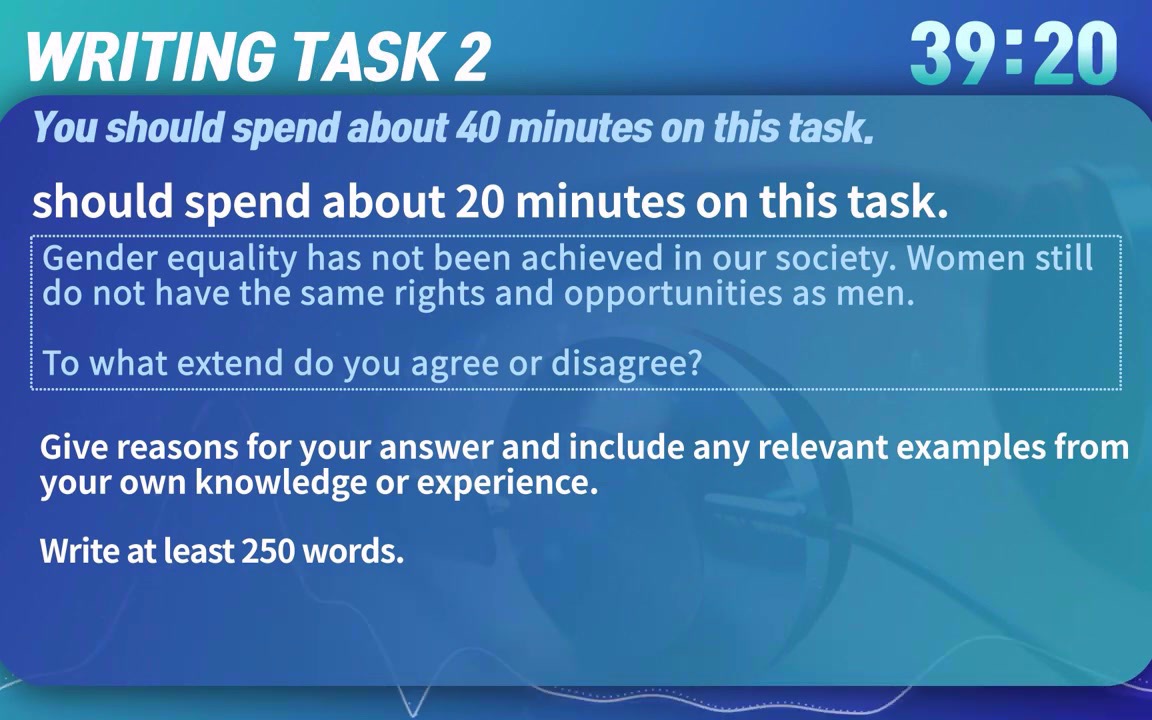 雅思写作真题: Writing Task 2, 附带问题和高分范文!_哔哩哔哩_bilibili