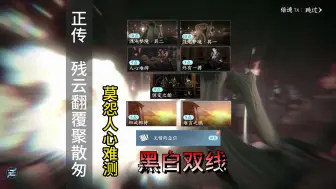 Download Video: 正传残云翻覆聚散匆 莫怨人心难测 黑白线选择走向 图鉴获取 注意要点