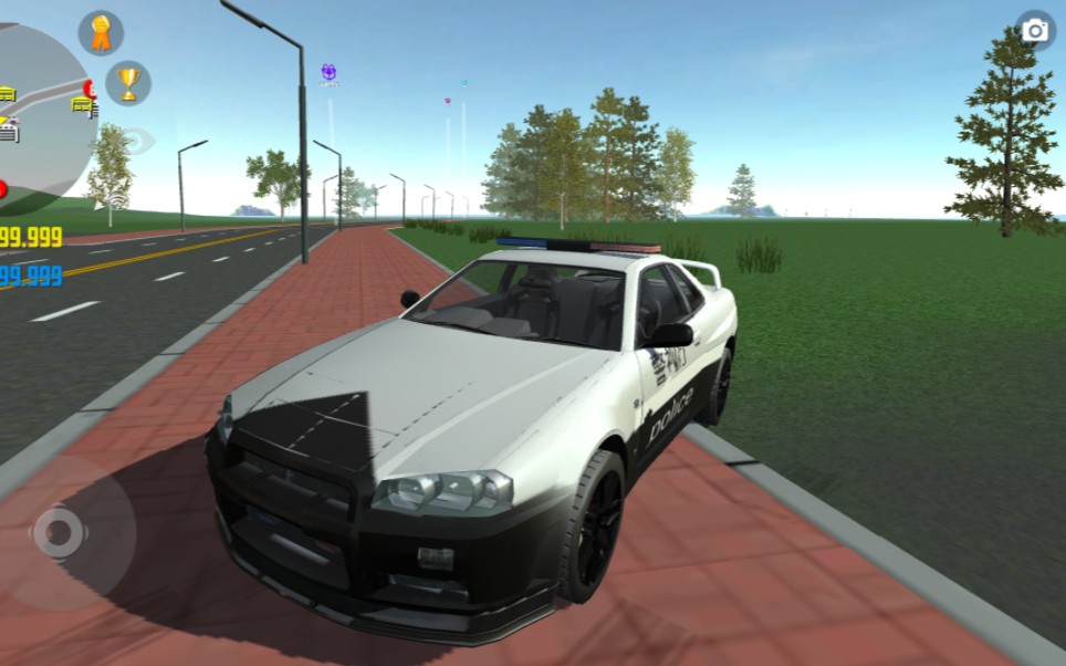 汽车模拟器2:gtr r34日本警车展示