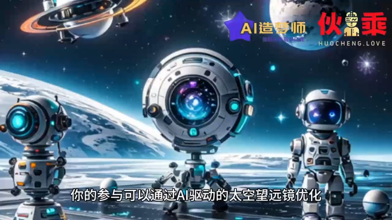 AI驱动的太空望远镜优化#AI星际探索#伙乘AI星际探索中心#伙乘AI造梦师#未来宇宙社区#AI团队召集哔哩哔哩bilibili