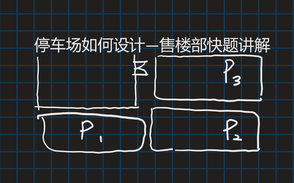 【轻筑景观小课堂】停车场如何设计—售楼部快题讲解哔哩哔哩bilibili