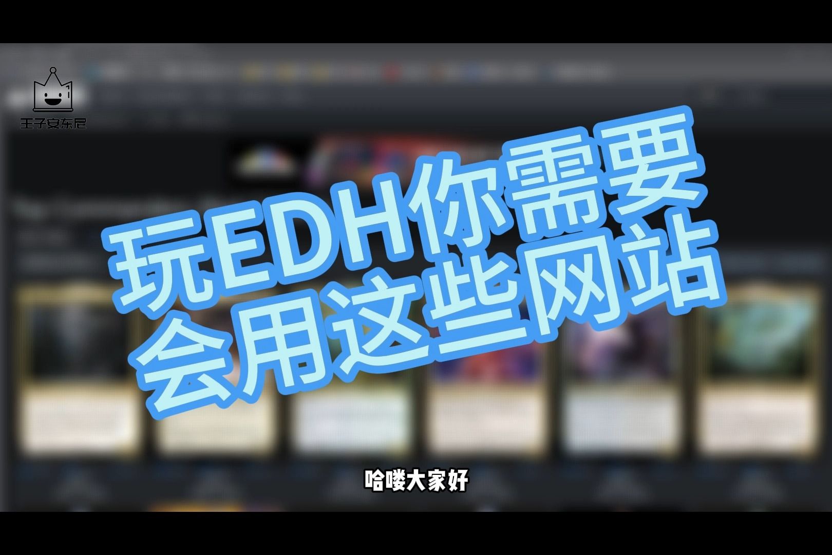 【王子安东尼】【新手向】玩EDH你需要会用这些网站之EDHREC哔哩哔哩bilibili万智牌