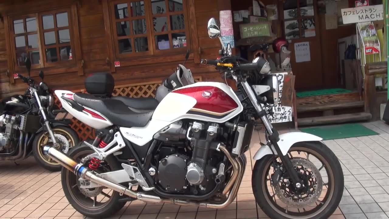 一二三渡辺先生~2019年本田honda cb1300sf_哔哩哔哩 (゜-゜)つロ