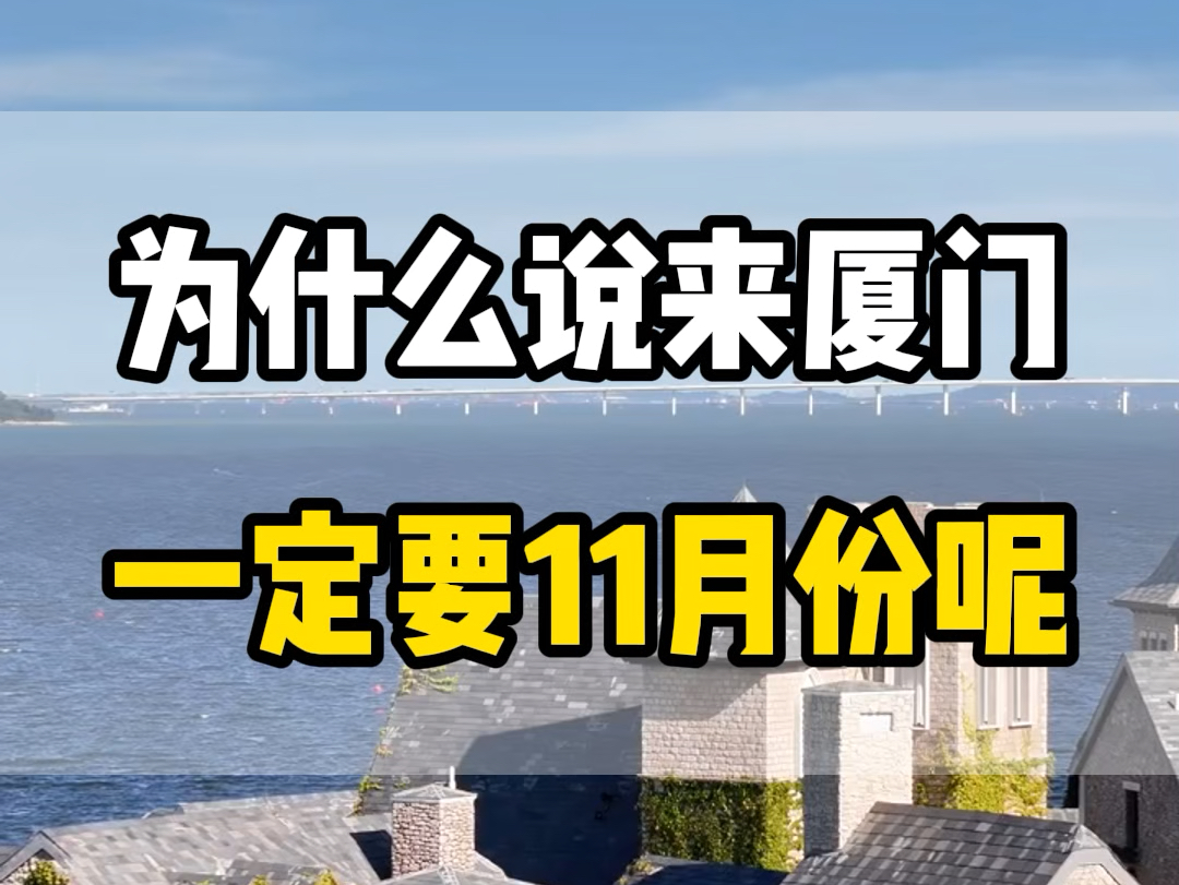 为什么说来厦门一定要选择十一月份,因为11月份的厦门淡季,人少景美,避开了高峰你在,去哪里都不需要排队#厦门旅游攻略#厦门旅行#鼓浪屿#南靖土...