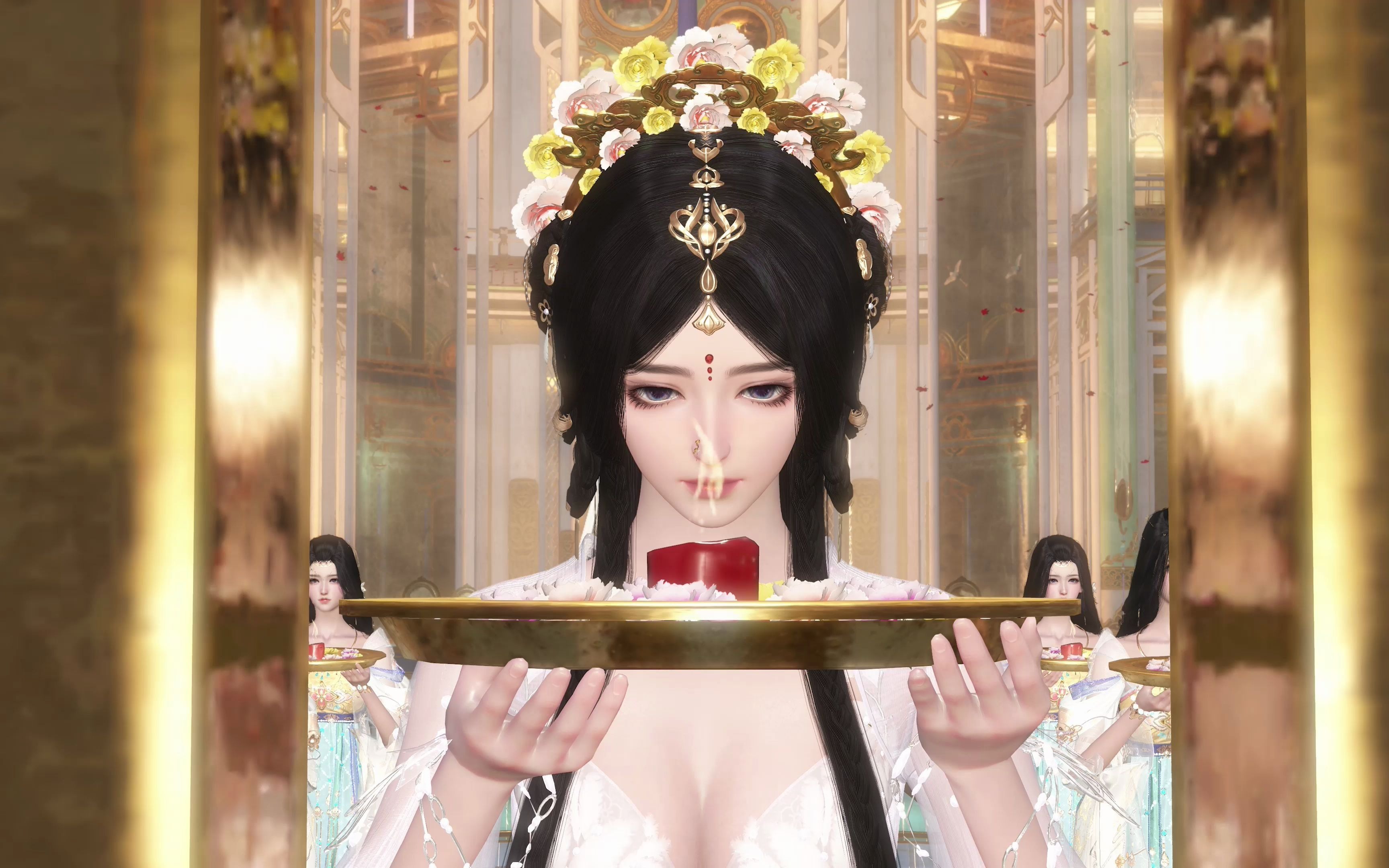 鸿音降世 情倾敦煌 一场华丽而神圣的转职仪式 逆水寒三周年 鸿音 大宋映画 游戏社