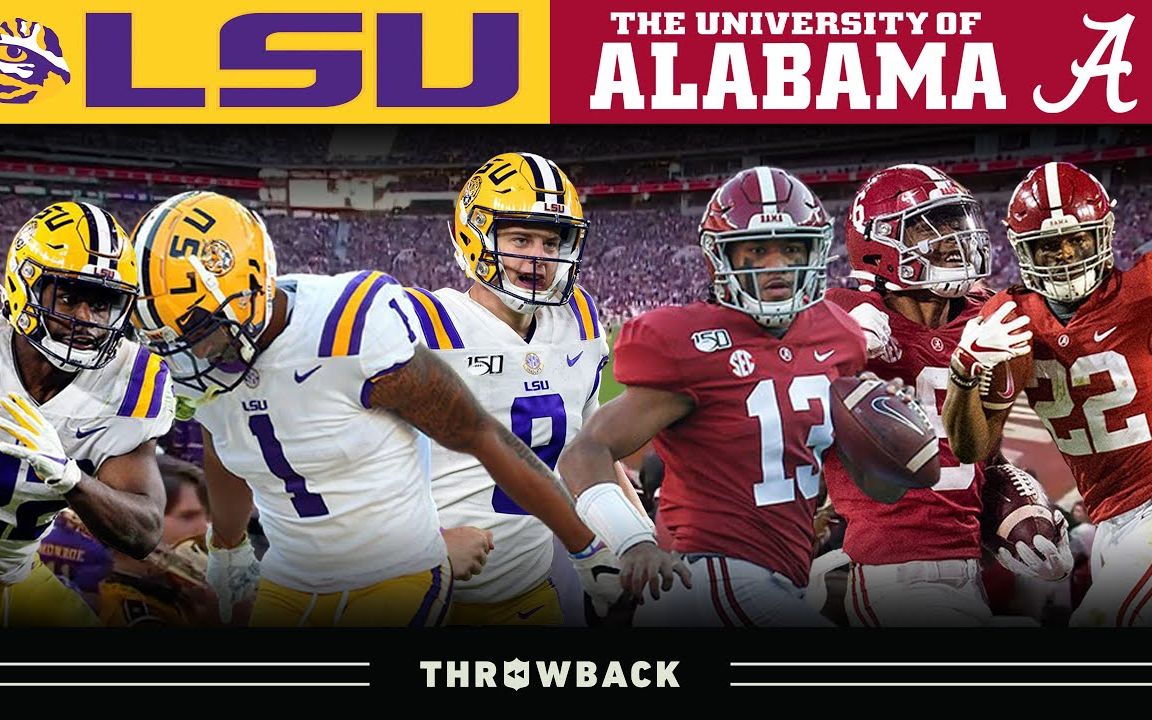 [图]史上最强NCAAF对决？LSU vs Alabama 众多现役NFL球星