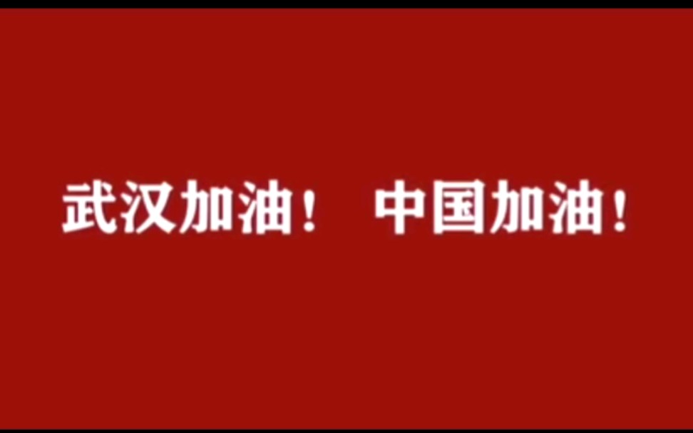 [图]武汉加油，中国加油【视频素材均来自网络】