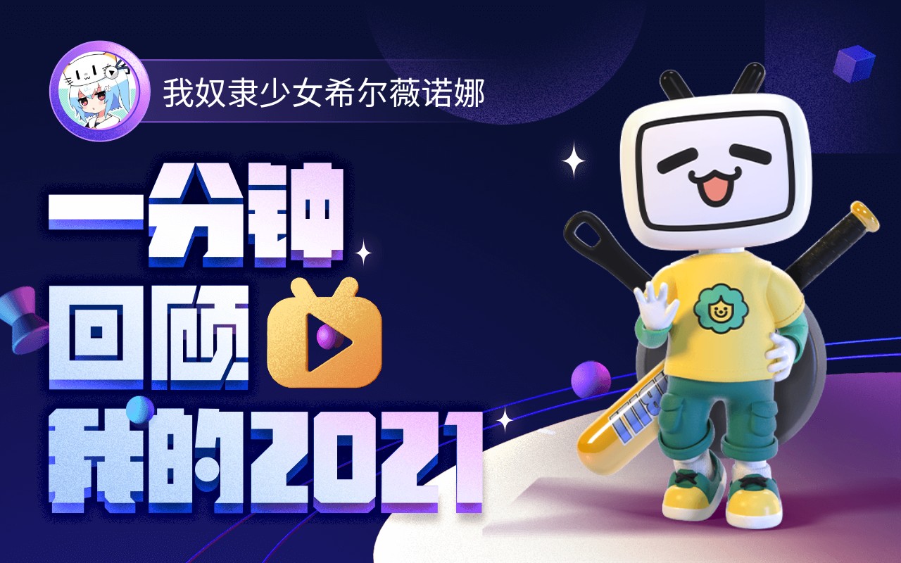 【年度报告】我奴隶少女希尔薇诺娜的2021时光机哔哩哔哩bilibili