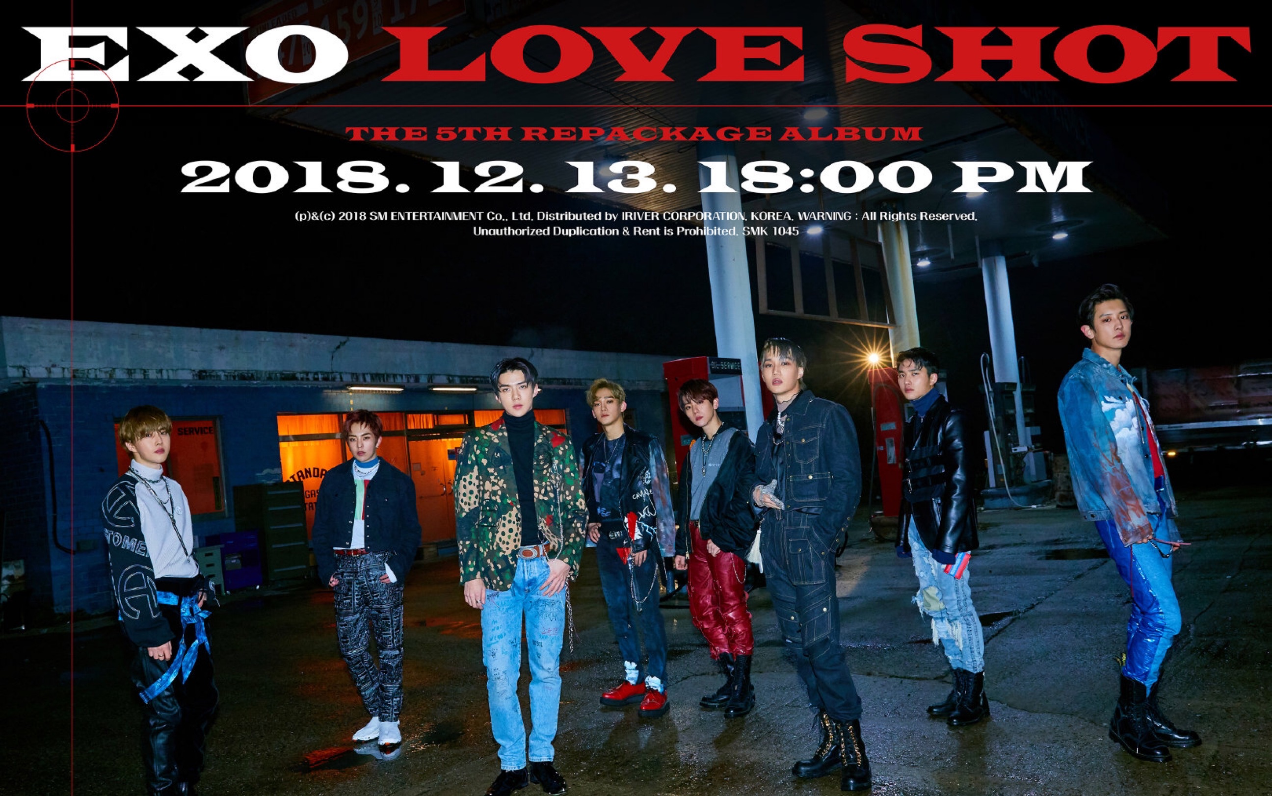 【exo】love shot 爱神宝的打歌合集(今天也是为小天的美貌留下眼泪的