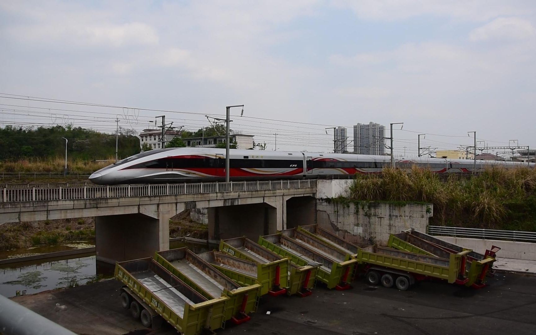 cr400bf-z(车号不清)担当g3421/3427简阳南往返达速通过