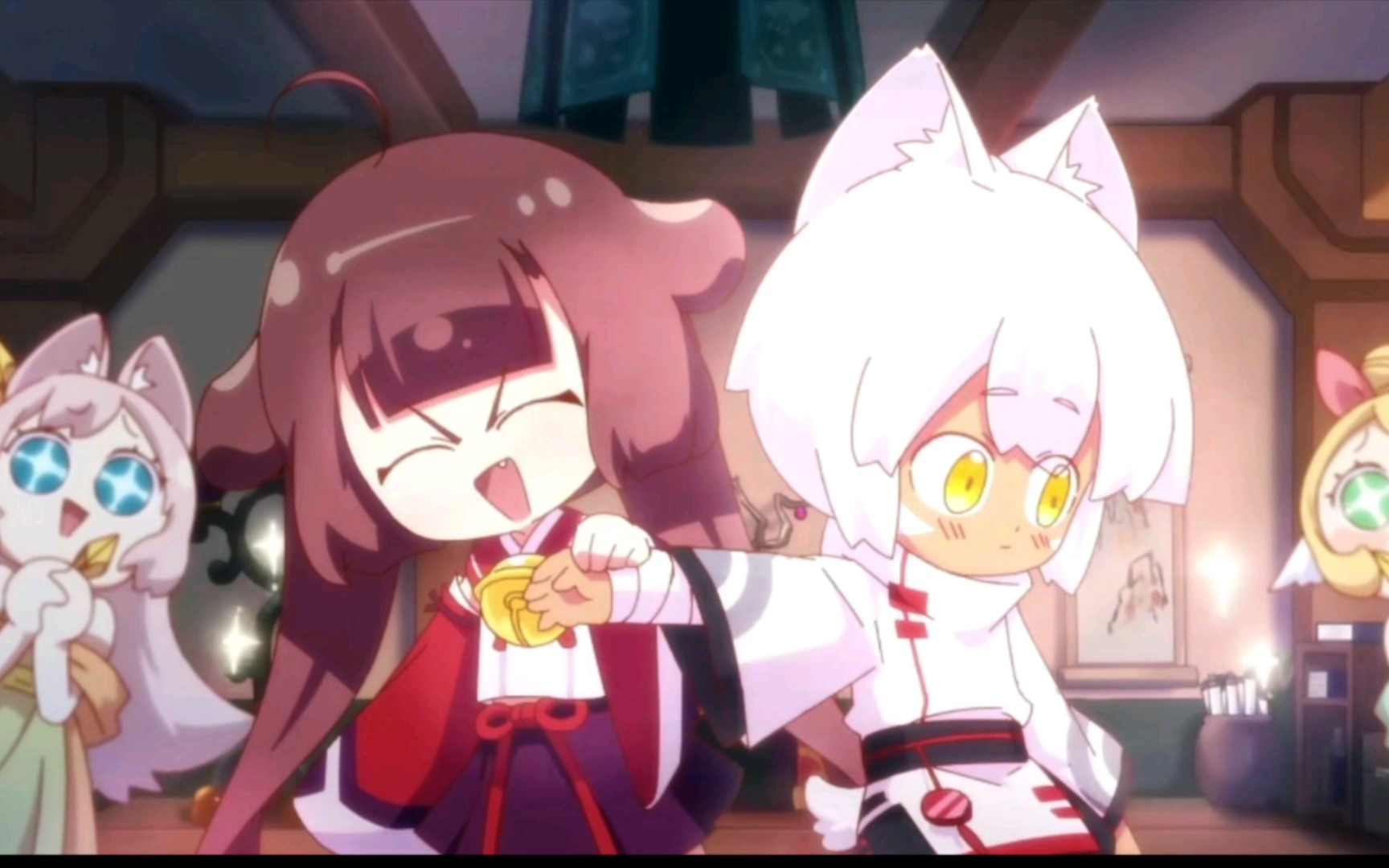 【猫之茗】龙井你还害羞了!