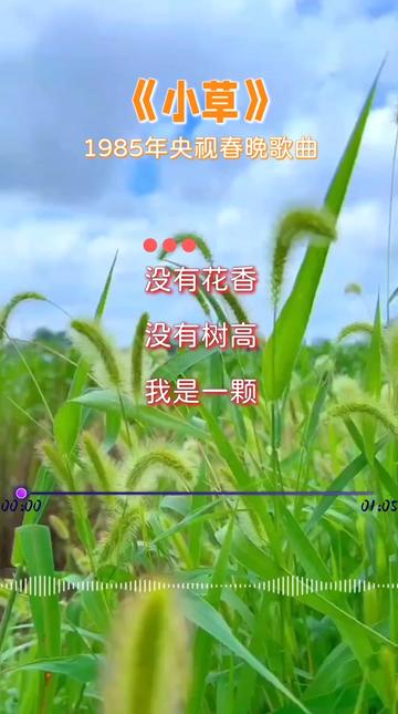 小草歌曲(小草歌曲背后的故事)