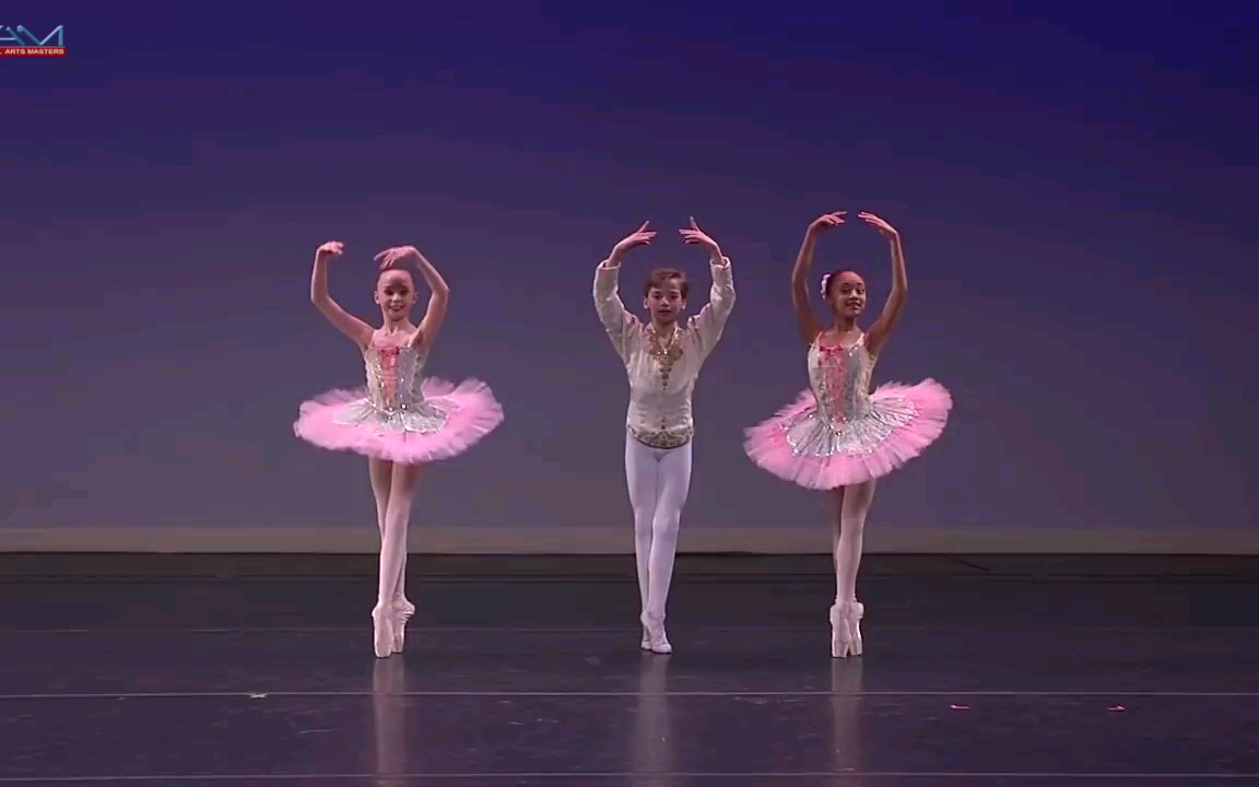 [图]【萌化了！！】胡桃夹子芦笛之舞三人舞-Art Ballet Academy