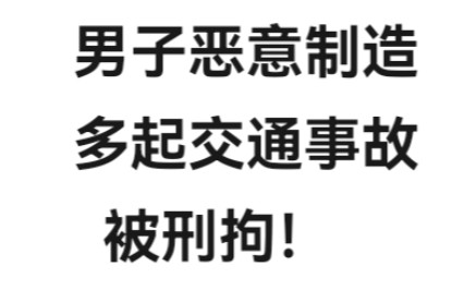 恶意制造交通事故被刑拘,老回虫庆幸自己不在浙江哔哩哔哩bilibili