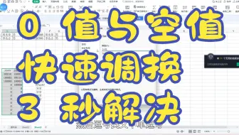 、WPS--excel函数计算为0值时，巧用单元格格式，使结果显示为空值