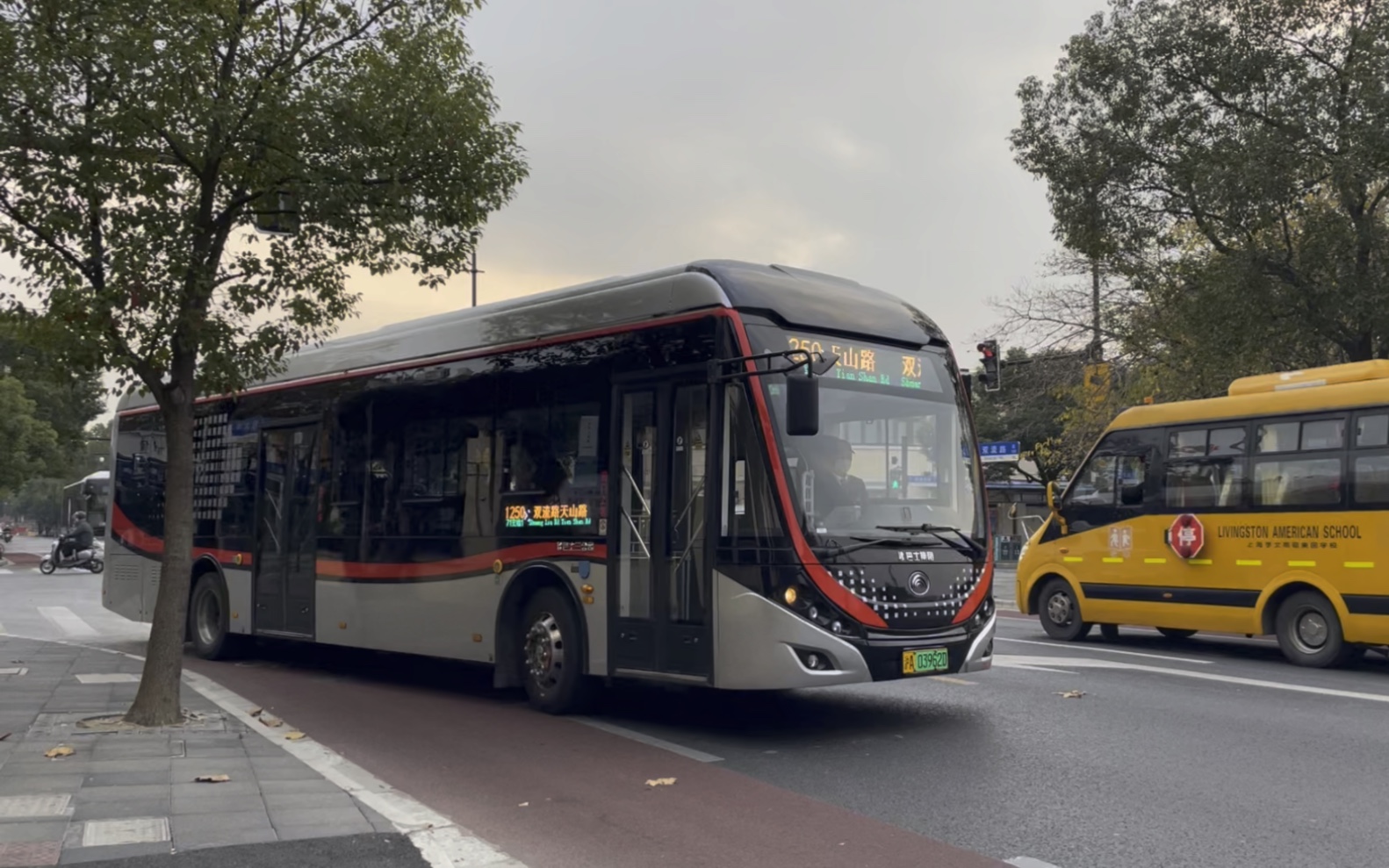 上海公交1250路 z2g-0458进站