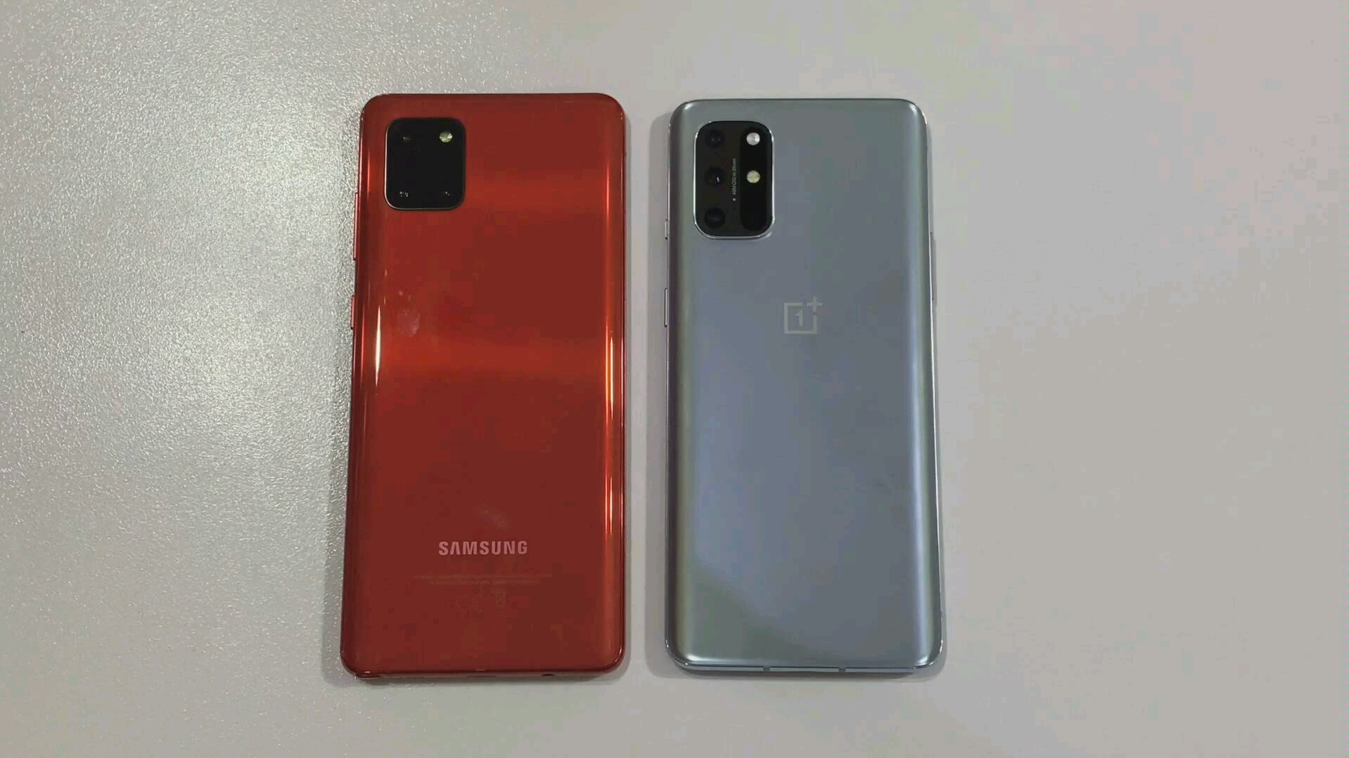 三星note10lite与一加8t速度对比测试