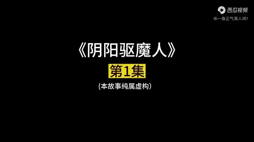 天下有诸般邪,便有诸般恶,于是便有了道门驱邪人.哔哩哔哩bilibili