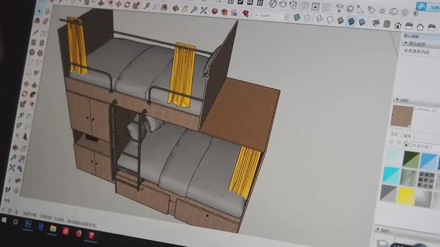 [图]学生宿舍床设计，效果出来很惊艳