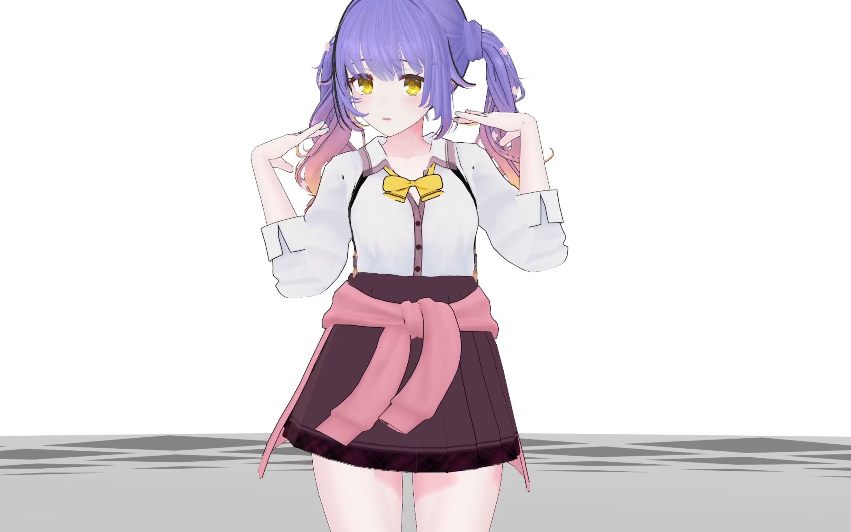 【小云雀来海 校服/mmd】软乎乎7315恋愛裁判