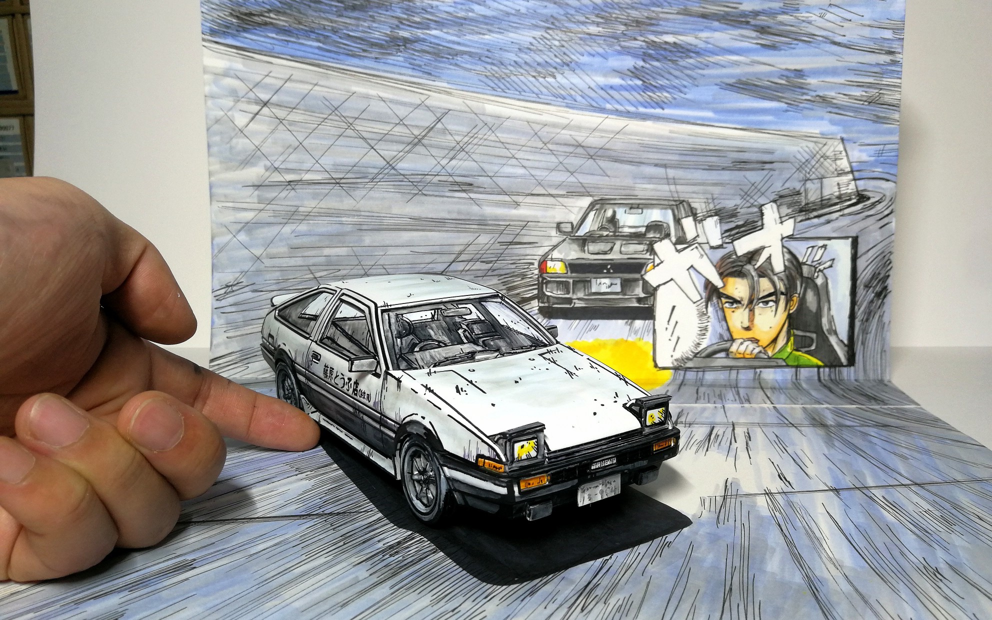 ae86二次元涂装流程展示