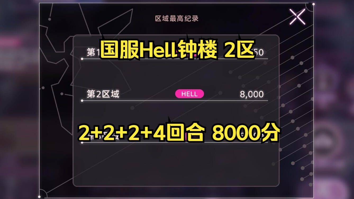 国服Hell钟楼(中高配)2区 8000分【炽焰天穹/Heaven burns red】哔哩哔哩bilibili