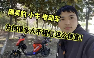 Tải video: 刚买的小牛电动车，为何很多人不相信这么便宜！