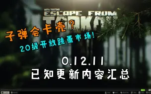 Download Video: 逃离塔科夫 0.12.11 已知更新内容（工厂新区域 ，工厂boss 1220血，20级开跳蚤。枪械耐久）