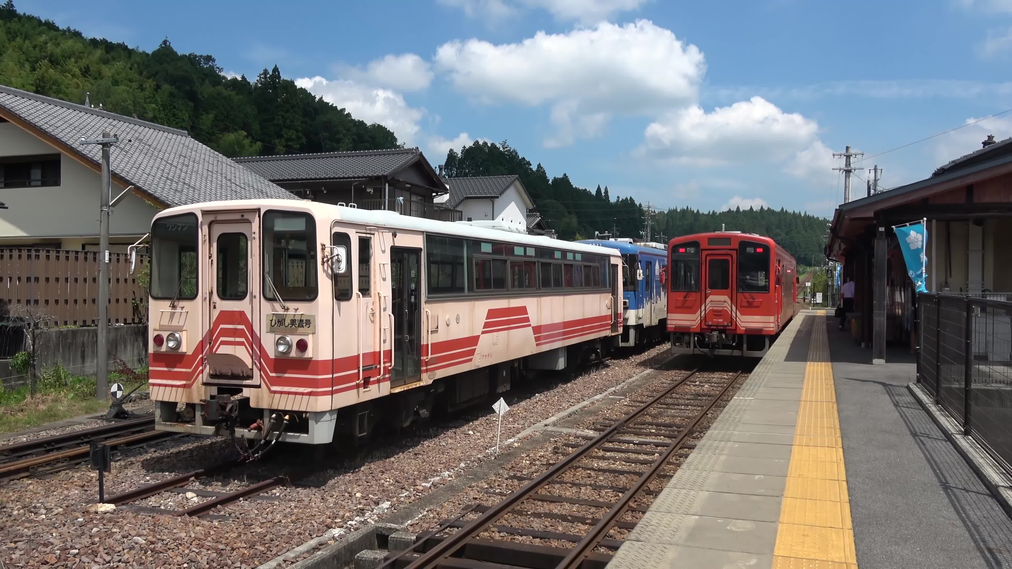 【4k画质】日本明知铁道单人快速列车"大正浪漫号"明智→惠那