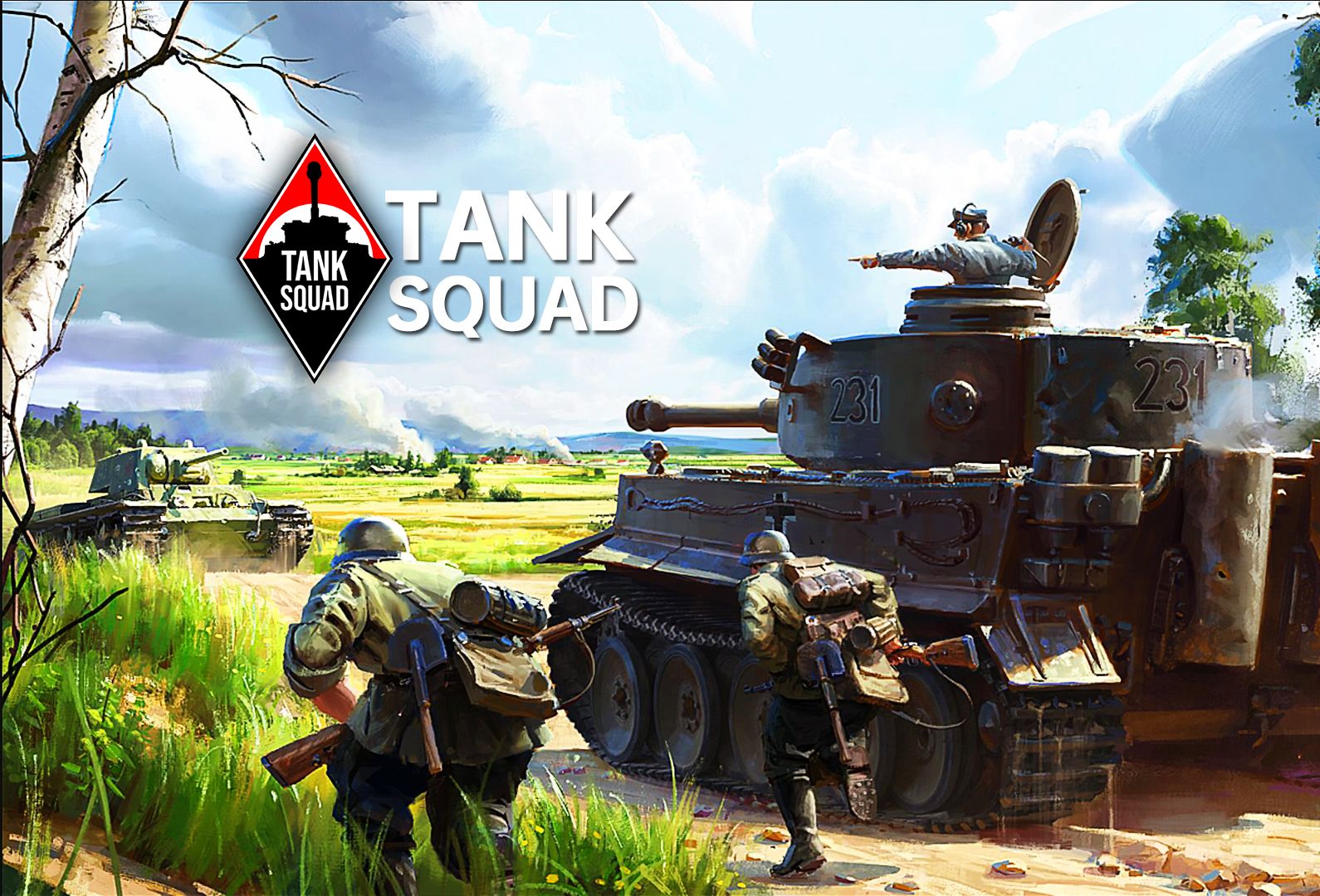 免费游玩!二战坦克对战游戏《坦克小队|Tank Squad》现已开放试玩,支持4人合作对战哔哩哔哩bilibili游戏资讯