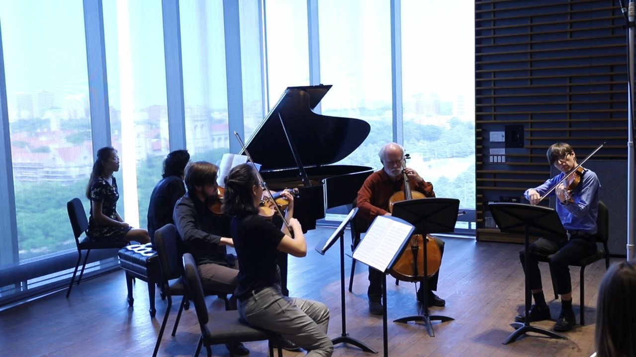 [图]德沃夏克：A大调钢琴五重奏第一乐章 Op.81 B.155 I. 2019 Summer · Chamber Music Recital 【Chicago】