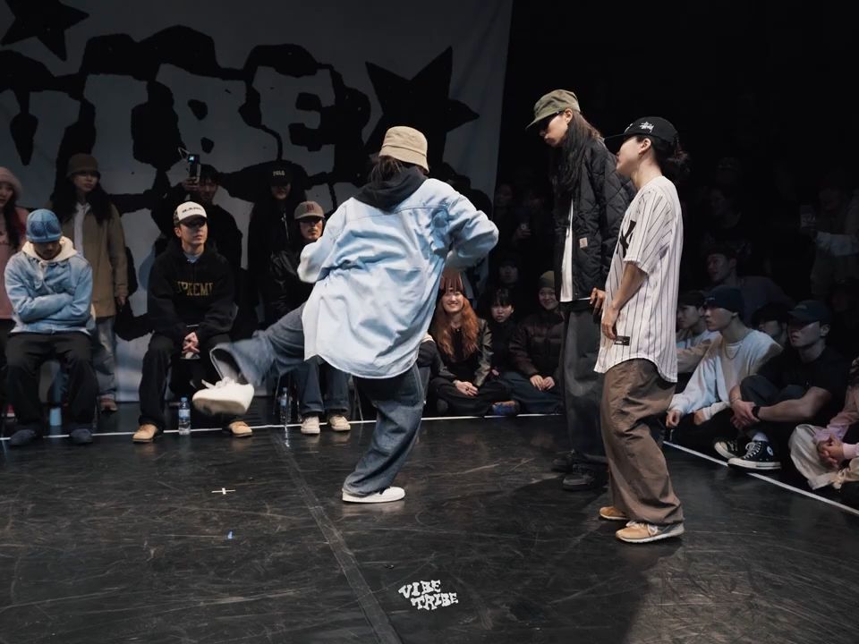 kwon&minseo vs hyo&julu round 8 vibetribe hiphop battle 2023