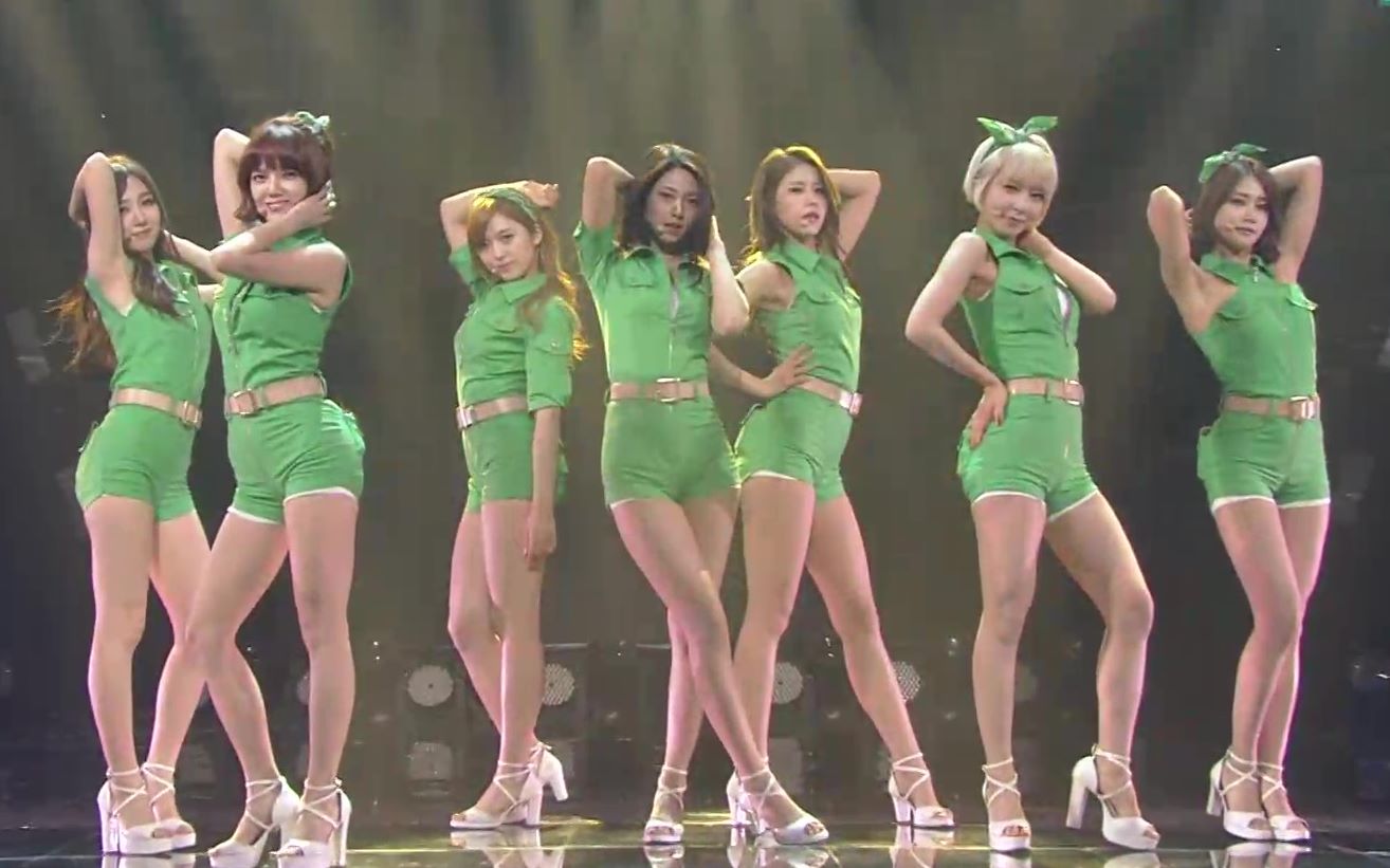 [图]【AOA】又见神剪辑 性感天使踩点换装 AOA — 短发（Short Hair）