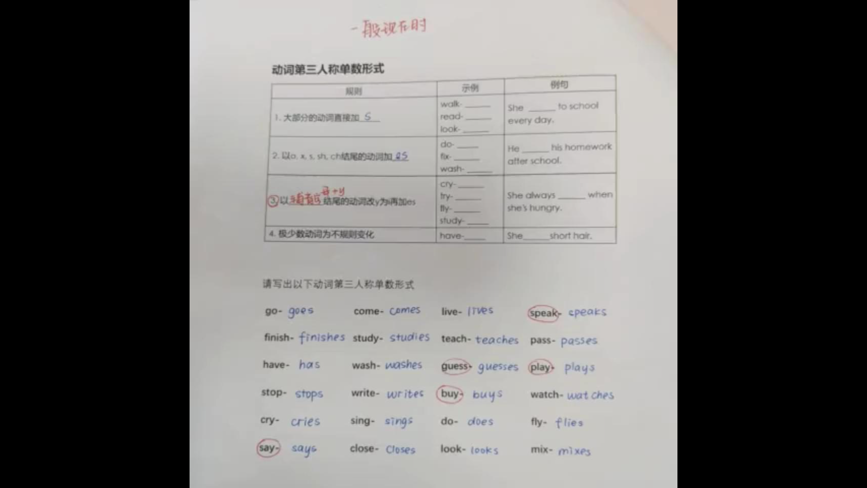 一般现在时习题单哔哩哔哩bilibili