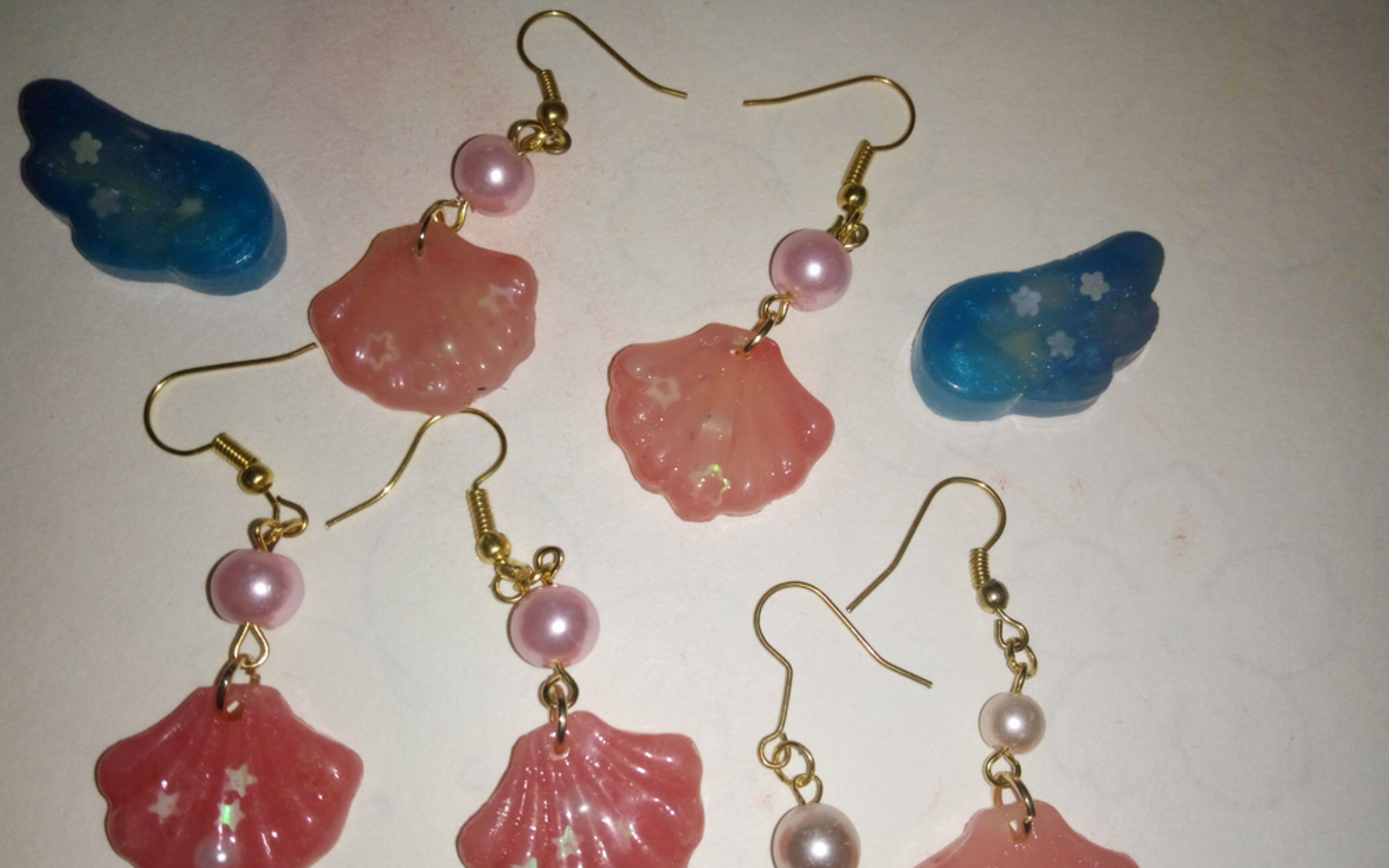 【滴胶】不用色精也能做出可爱小贝壳