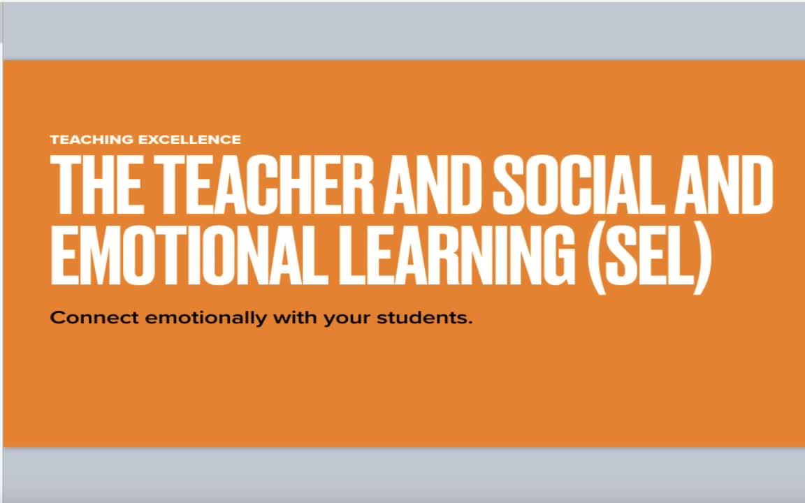 [图]【中英字】社会情感学习 The Teacher and Social and Emotional Learning (SEL)