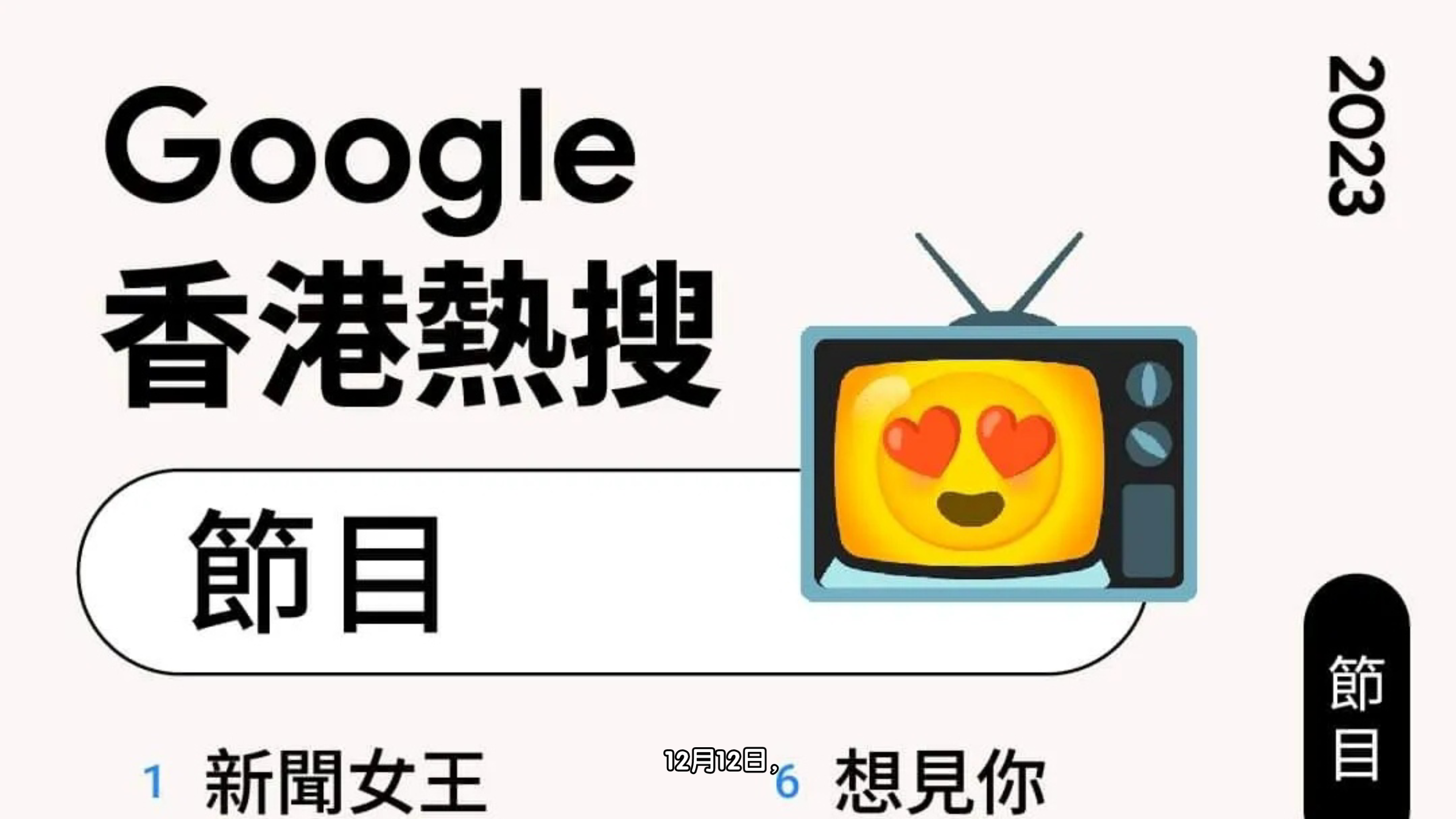 2023年香港Google娱乐热榜:TVB成最大胜利者哔哩哔哩bilibili