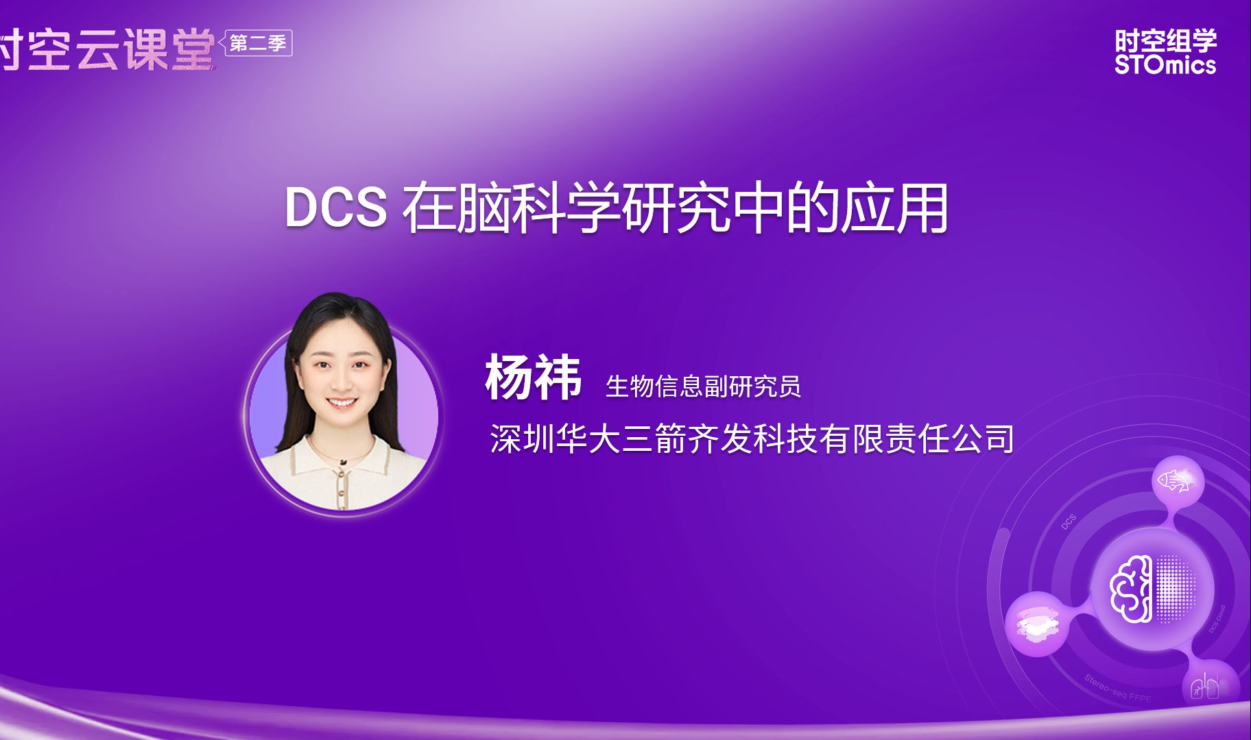 时空云课堂 | DCS 在脑科学研究中的应用哔哩哔哩bilibili