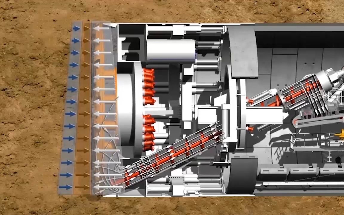 土压平衡盾构机原理哔哩哔哩bilibili