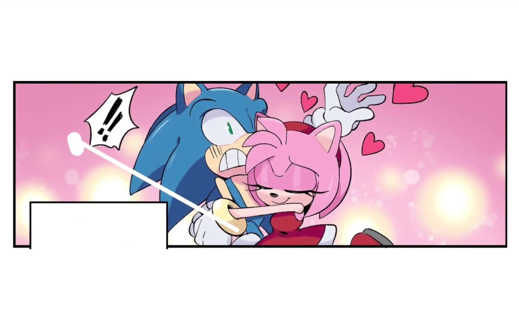 [图]【索尼克同人漫配】（SonAmy / 青粉向）❤情人节特别篇❤漫画：Kohane01（内嵌字幕）