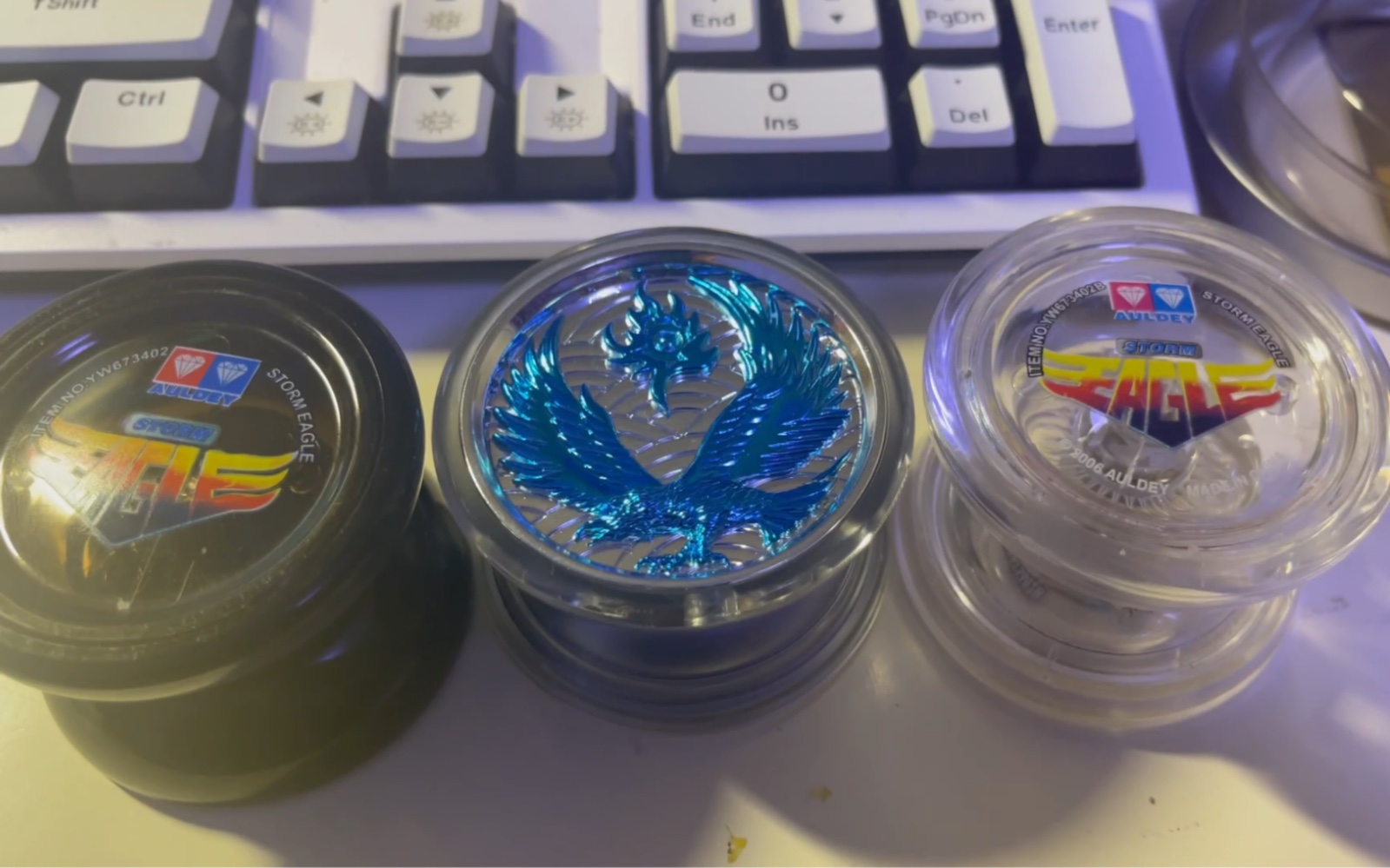 悠悠球改装:kk版本暴风战鹰和加宽版极速飞鹰,奥迪双钻火力少年王悠悠