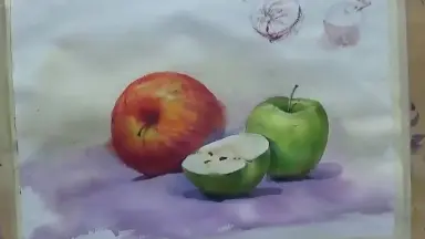 静物画　水彩画　SHO mqdefault.jpg