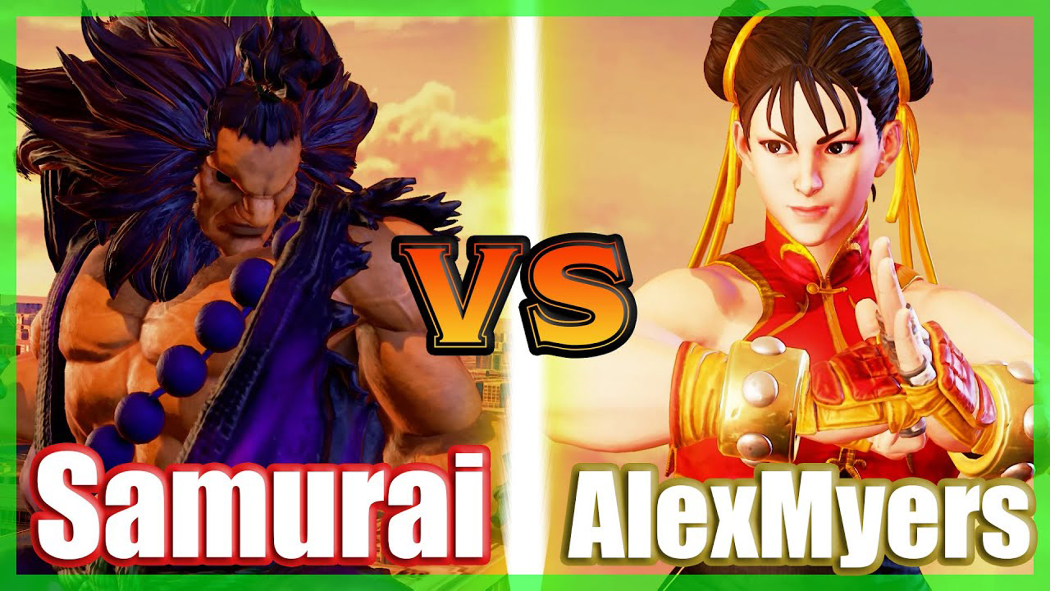 街霸5:samurai(豪鬼)vs alexmyers(春丽)_哔哩哔哩 (゜-゜)つロ 干杯