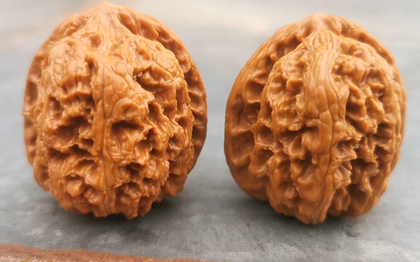 麻核桃,将军膀高桩,端肩膀,很容易盘红重量十分赘手