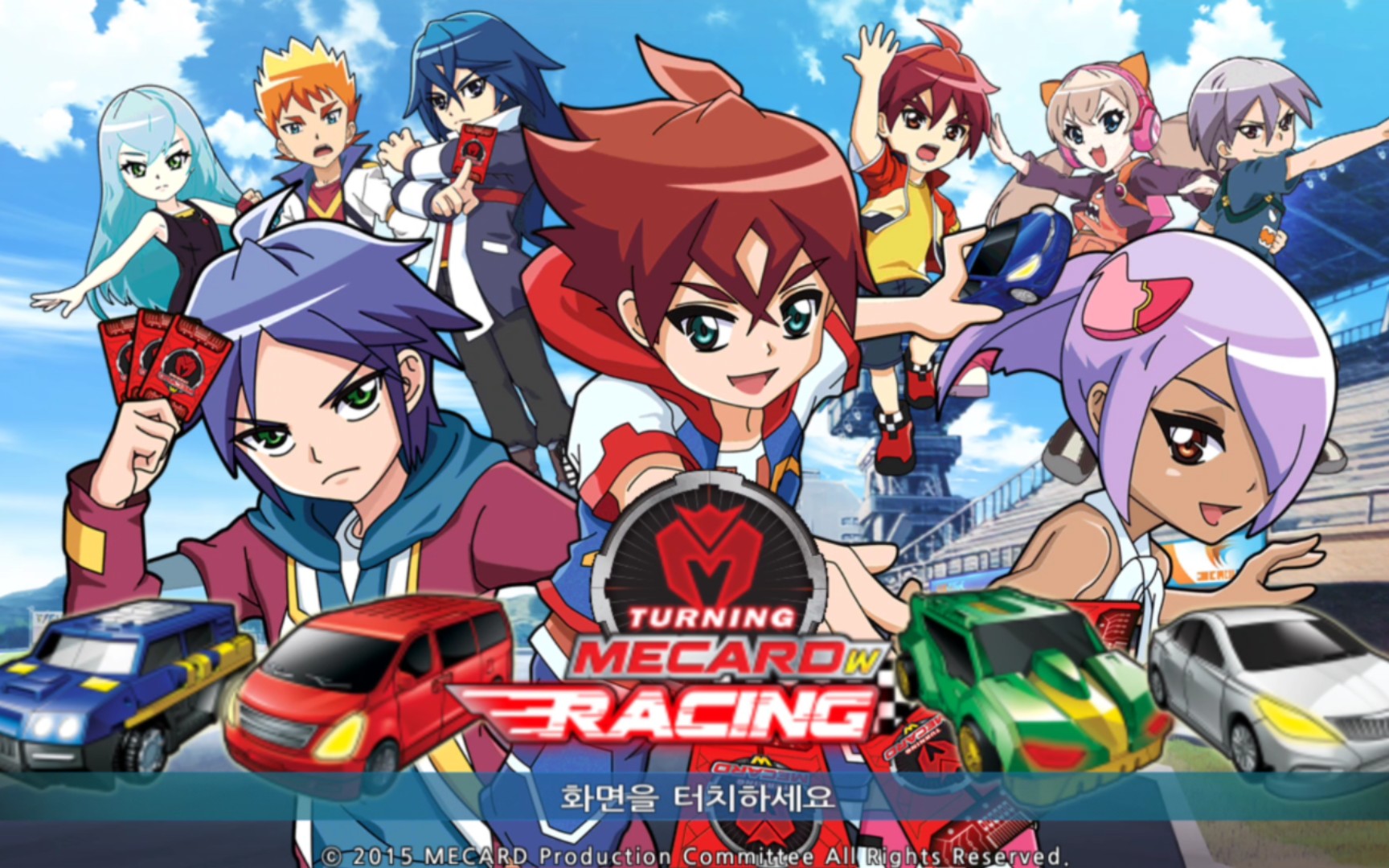 魔幻车神版天天飞车?《Mecard Racing》游玩手机游戏热门视频