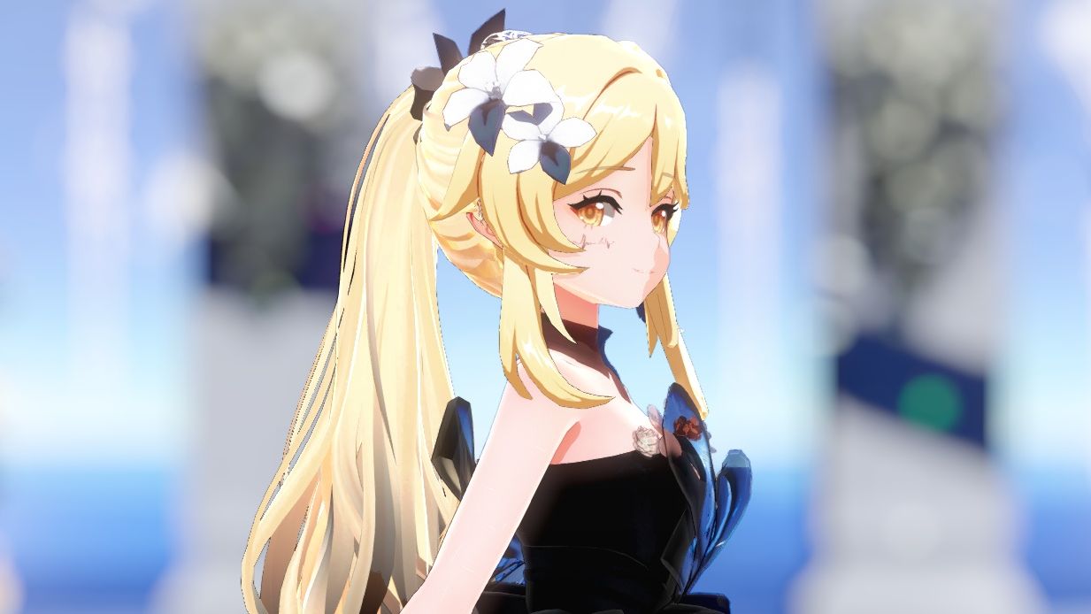【原神mmd/荧】为此刻献上花束-肝硬化中-2023mmd-哔哩哔哩视频
