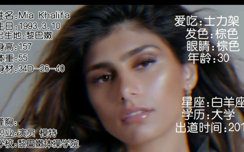 虽生于中东但致力于打破传统观念成为独立女性的Mia Khalifa,堪称当代女性的楷模哔哩哔哩bilibili