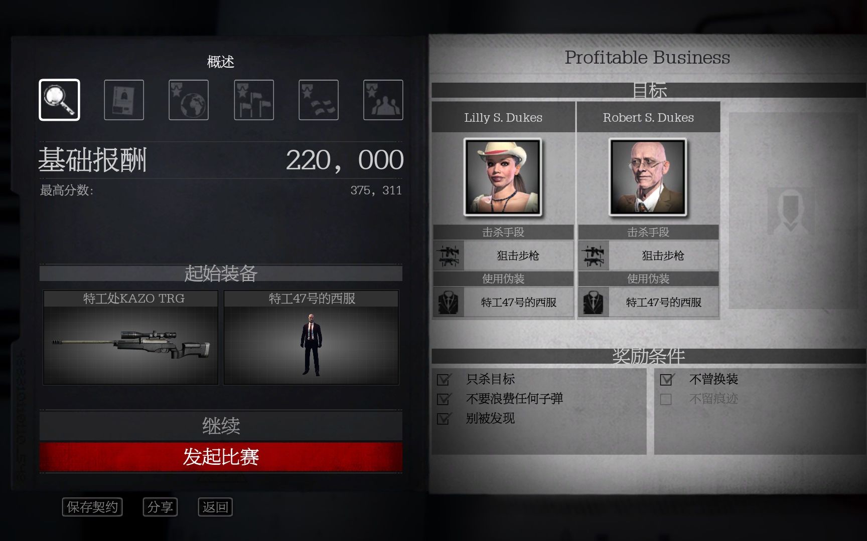 [图]【江明子】《Hitman：Absolution》杀手5：赦免 契约攻略 profitable business